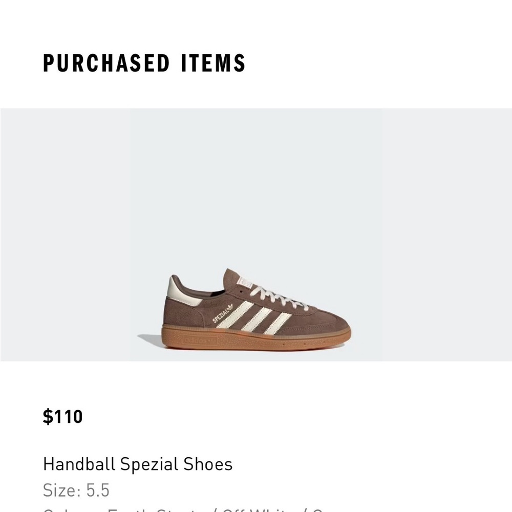 Adidas Handball Spezial Sneakers 🤎✨
Size 5.5 | Earth Strata / Off White /NEW